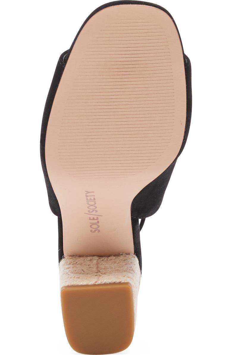 Sole Society Janaia Espadrille Shield Sandal, Alternate, color,