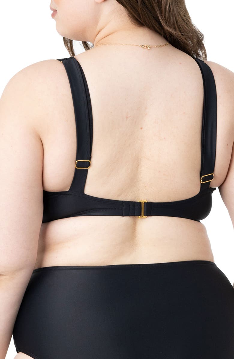 Kindred Bravely Crossover Maternity/Nursing Bikini Top, Alternate, color, 