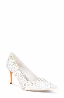 Elodie Mirrored Jewel Pump