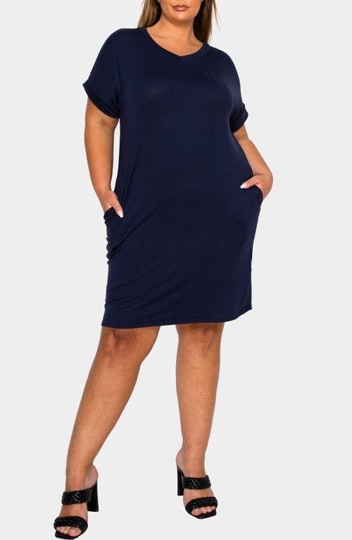 L I V D Mia Everyday T-shirt Dress In Blue