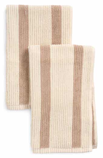 NORDSTROM RACK 2-Pack Reversible Stripe Hand Towel