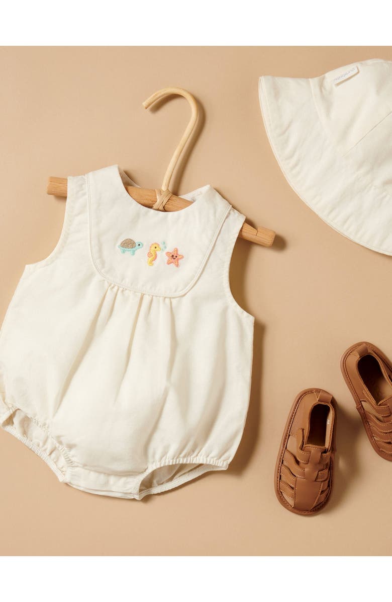 Purebaby Seaside Bodysuit, Alternate, color, Cloud