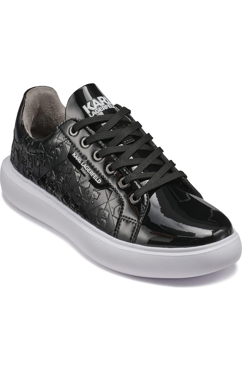 KARL LAGERFELD PARIS Karl Profile Low Top Sneaker, Main, color, Black