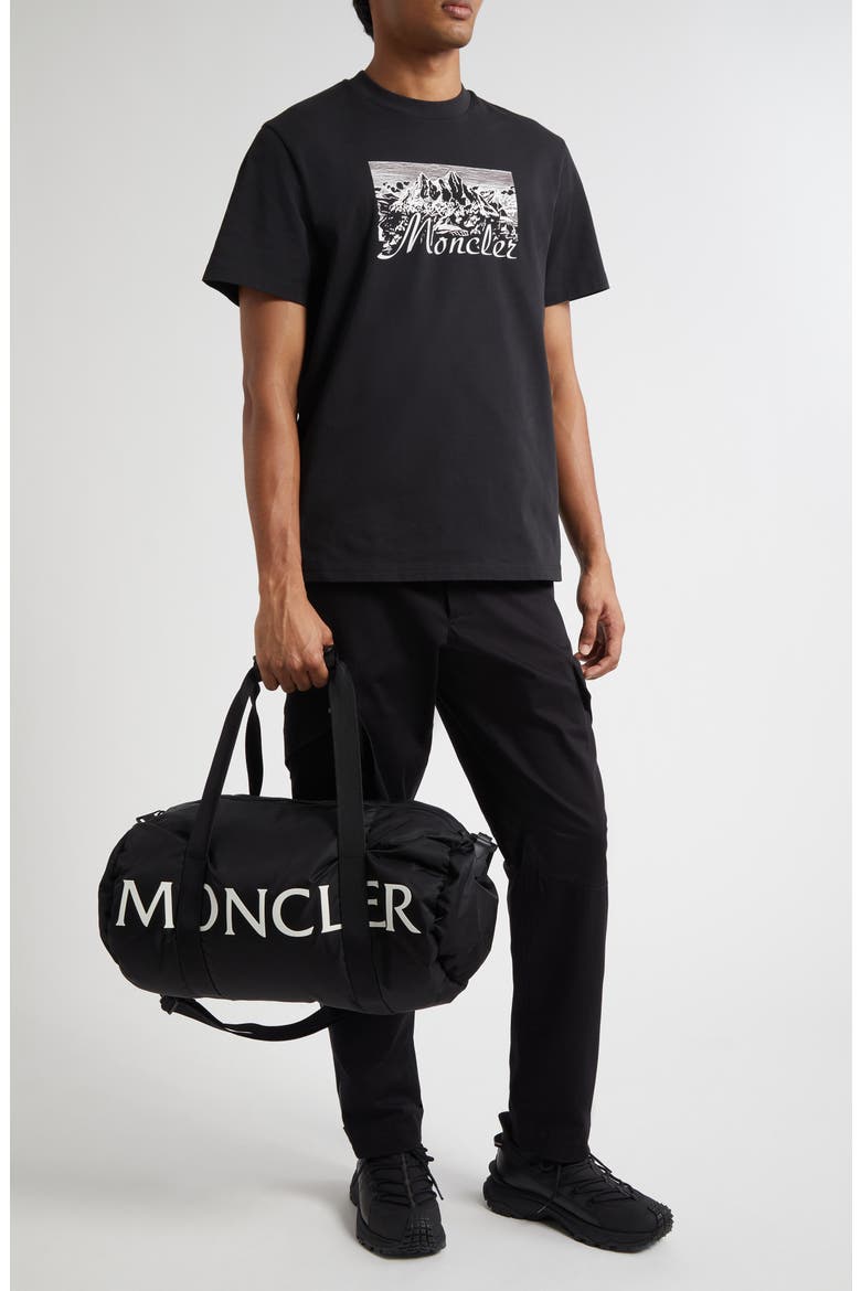 Black Mountain Logo Cotton Graphic T-Shirt, Alternate, color, SMOKY BLACK