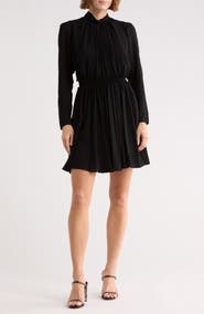 Longchamp Long Sleeve Minidress