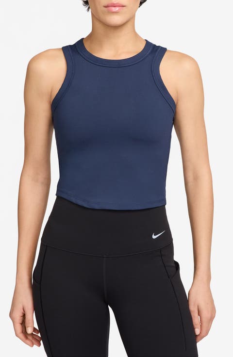 One Fitted Dri-FIT Cropped Tank Top