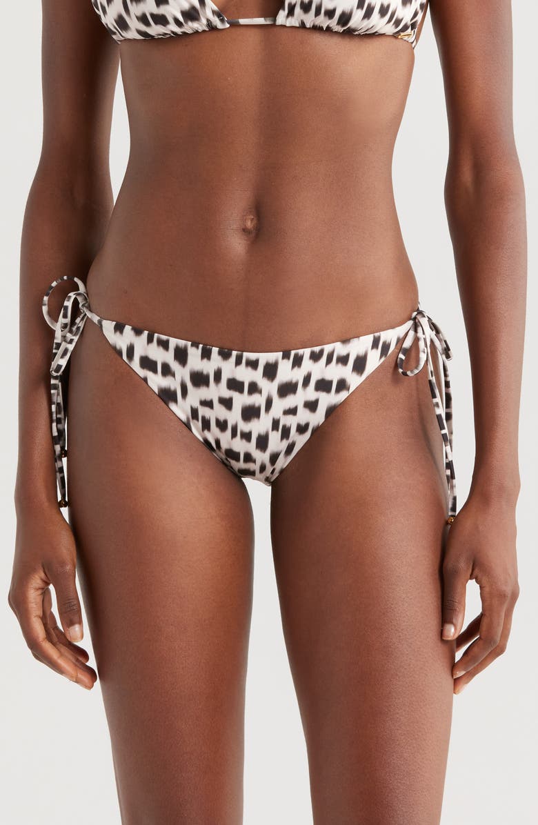 BOAMAR Naos Side Tie Bikini Bottoms, Main, color, Animal Raw