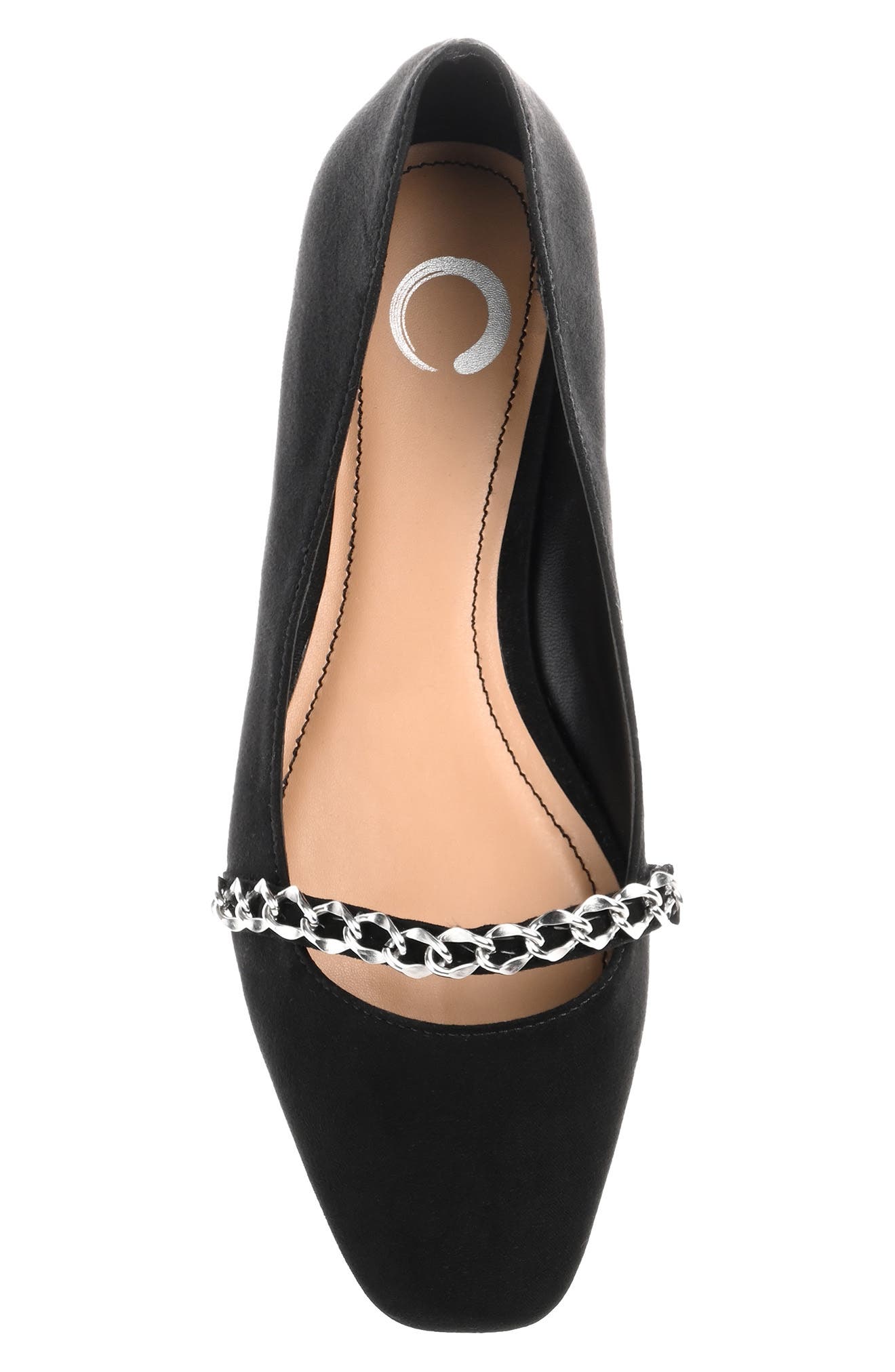 Journee Collection Serenity Chain Link Flat, Alternate, color, 