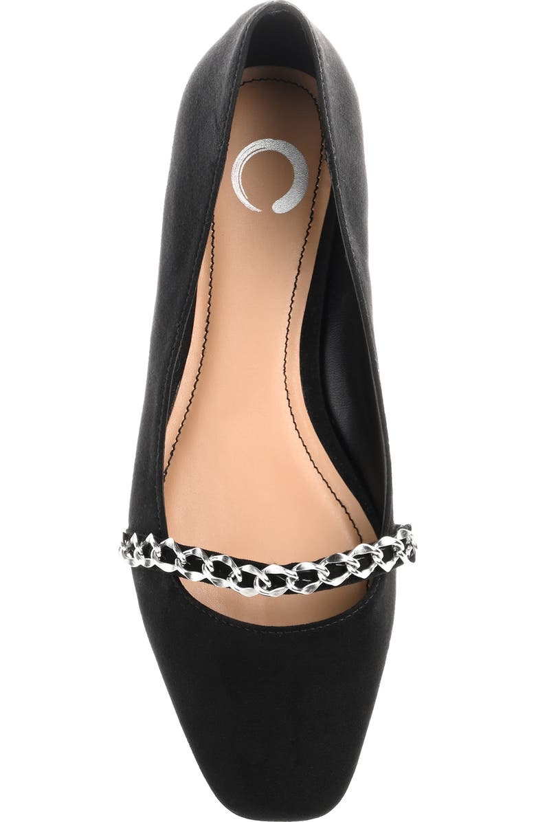 Journee Collection Serenity Chain Link Flat, Alternate, color,