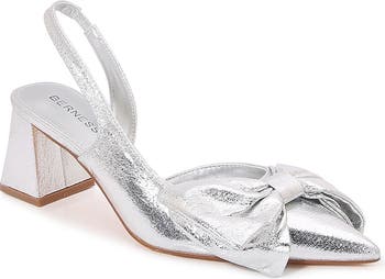 Cynthia Pointed Toe Slingback Pump