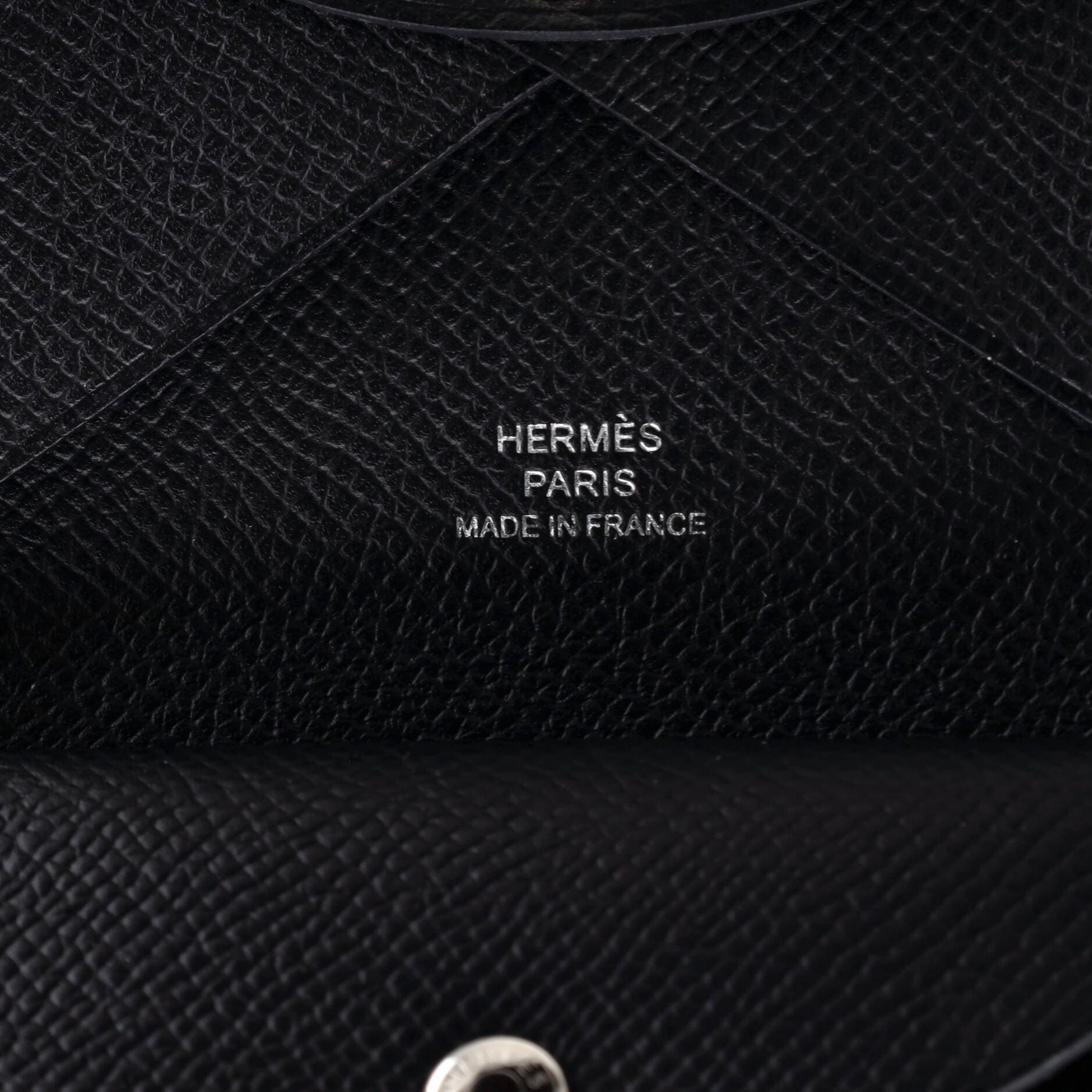 Calvi Duo Card Holder Epsom, Alternate, color, Black