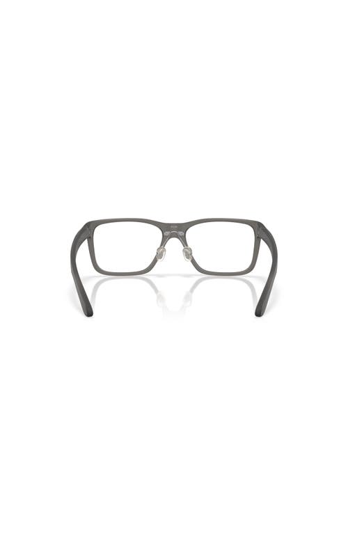 Oakley 49mm Rectangle Optical Glasses In Gray