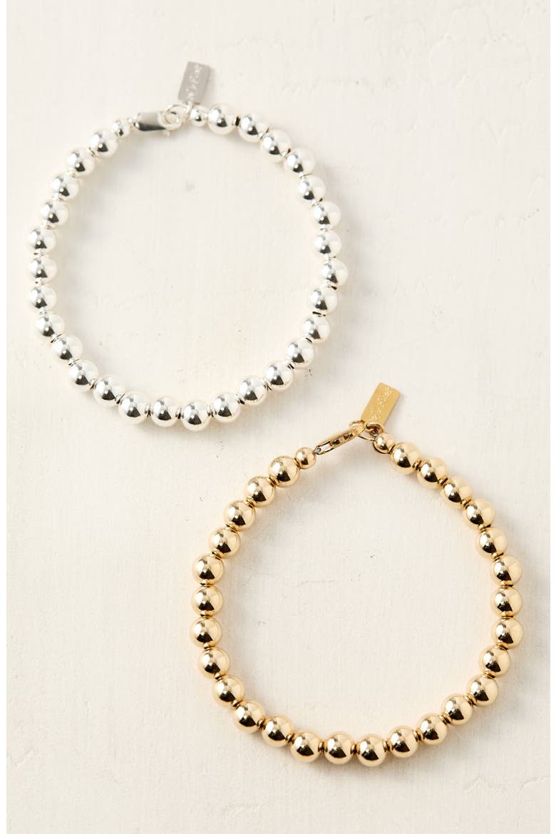 Cameron Beaded Bracelet, Alternate, color, STERLING SILVER