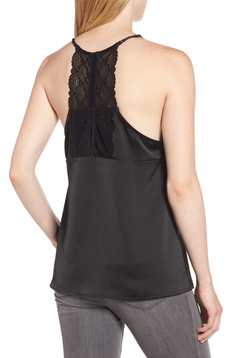 GIBSONLOOK Gibson x Living in Yellow Betty Lace Trim Camisole, Alternate, color, 