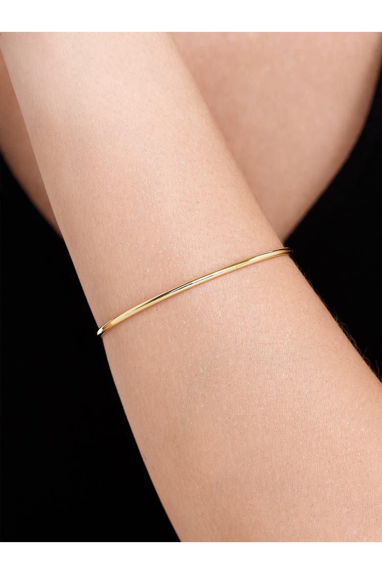 2mm Bangle Bracelet in 14K Gold, Alternate, color, Gold