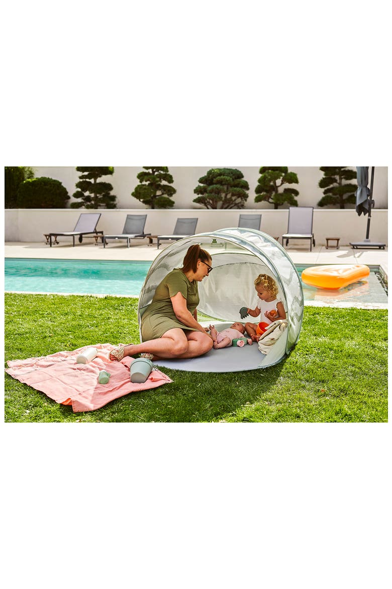 Moov & Protect Anti-UV Cooling Beach Tent, Alternate, color, GREEN