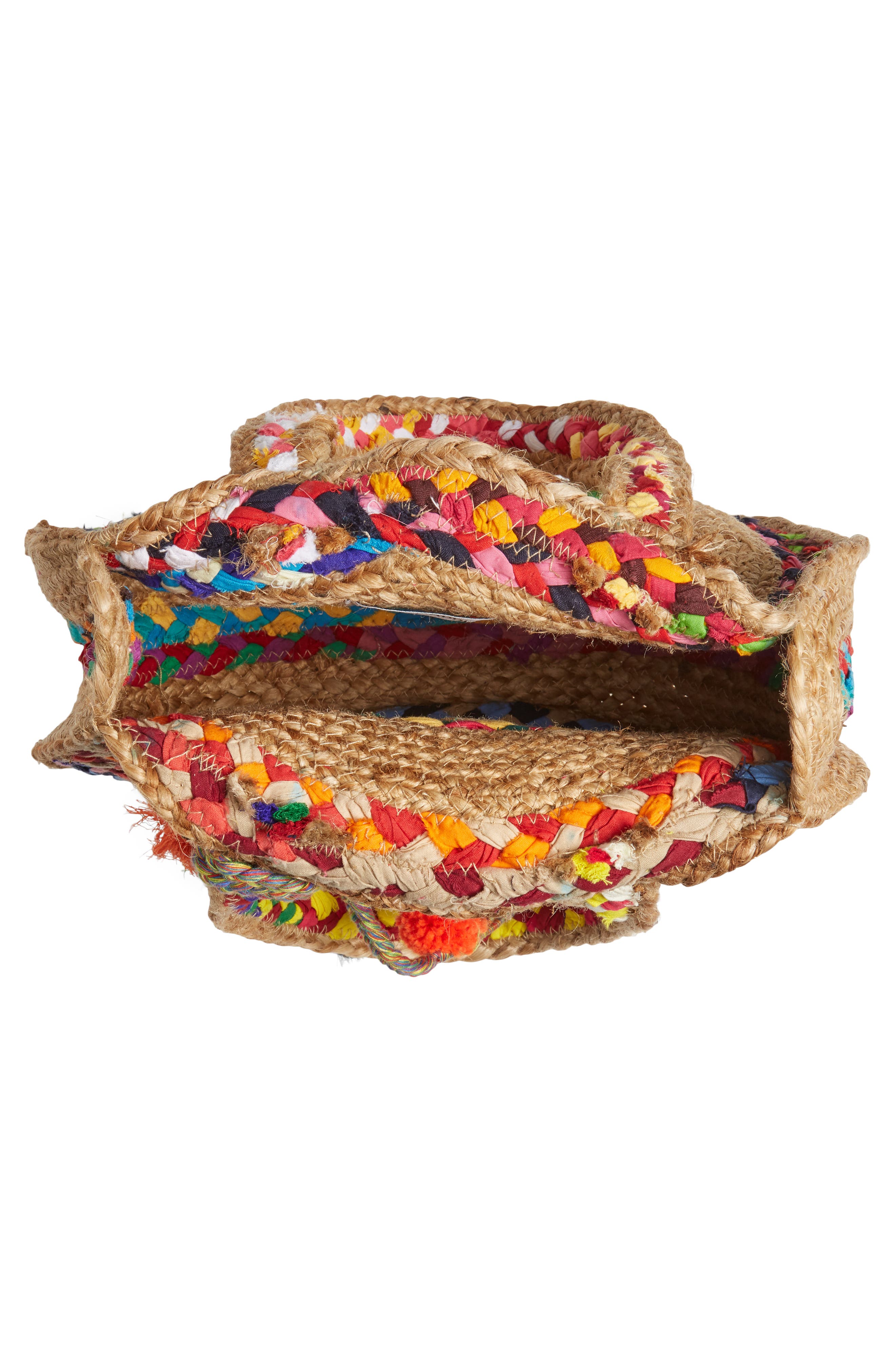 Steve Madden Balzie Woven Circle Tote, Alternate, color, 