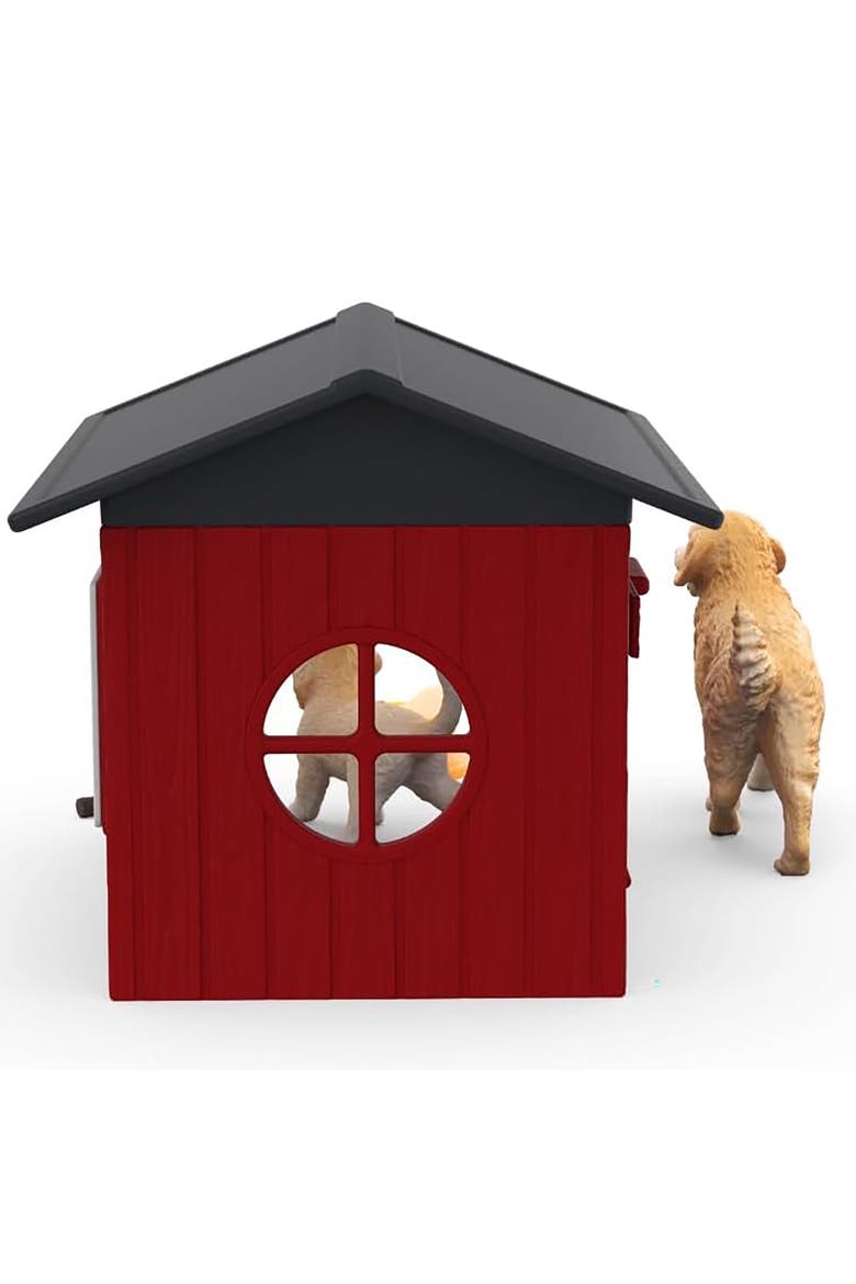 Farm World Dog Kennel 6 Piece Playset, Alternate, color, Multicolored