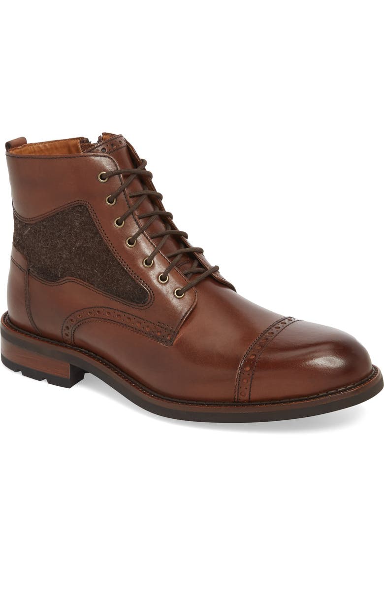 Johnston & Murphy J&M 1850 Fullerton Zip Boot, Main, color,
