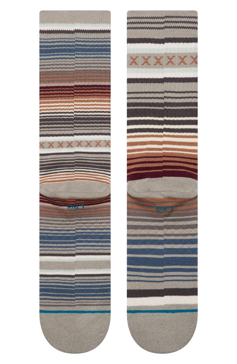 Stance Curren Crew Socks, Alternate, color, Grey Multi