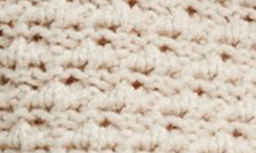 Madewell Scalloped Merino Wool Blend Cardigan In Neutral