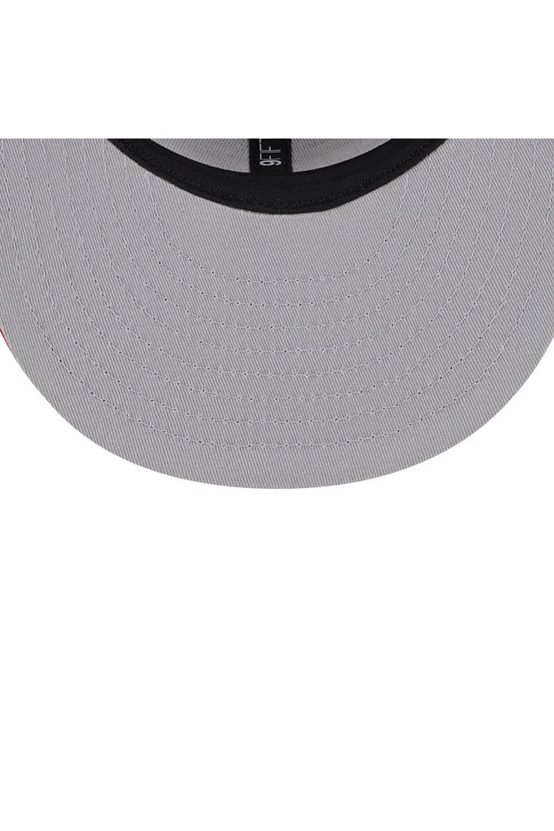 Men's New Era Gray Houston Rockets Chenille Band 9FIFTY Snapback Hat, Alternate, color, Gray