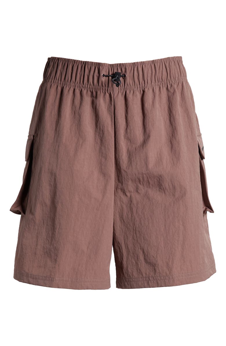 Nike Sportswear Essential Woven High Waist Shorts, Alternate, color, Smokey Mauve/ Black