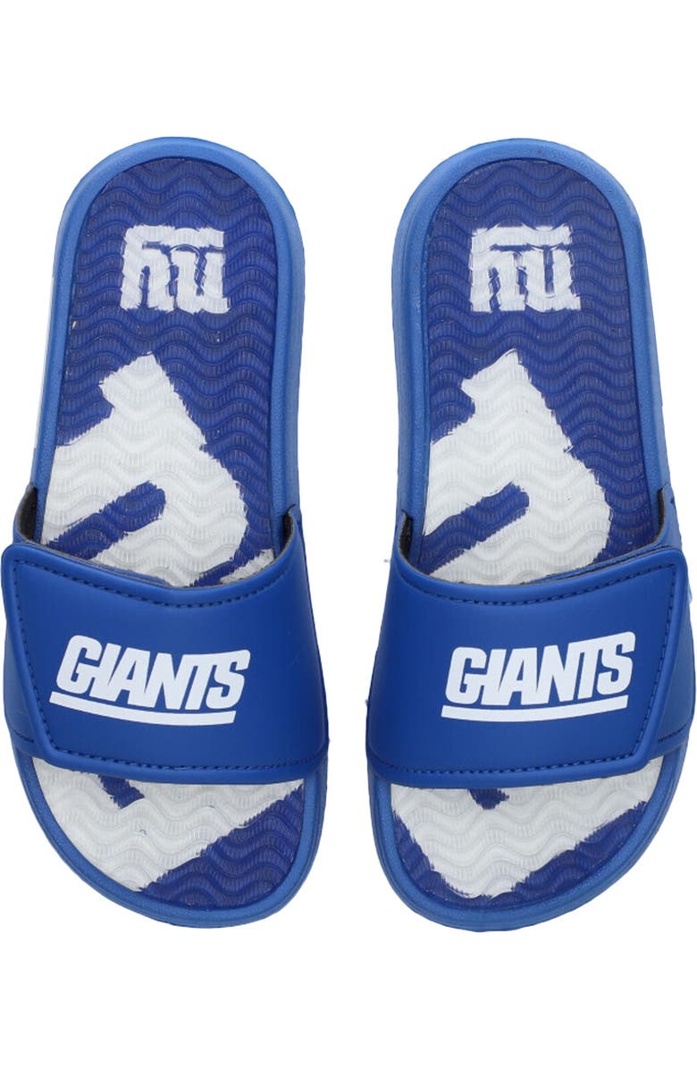 FOCO Youth FOCO New York Giants Gel Slide Sandals, Alternate, color,