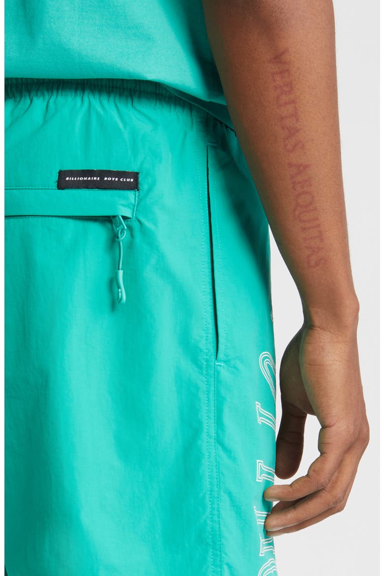 Sunrise Drawstring Nylon Shorts, Alternate, color, SEA GREEN