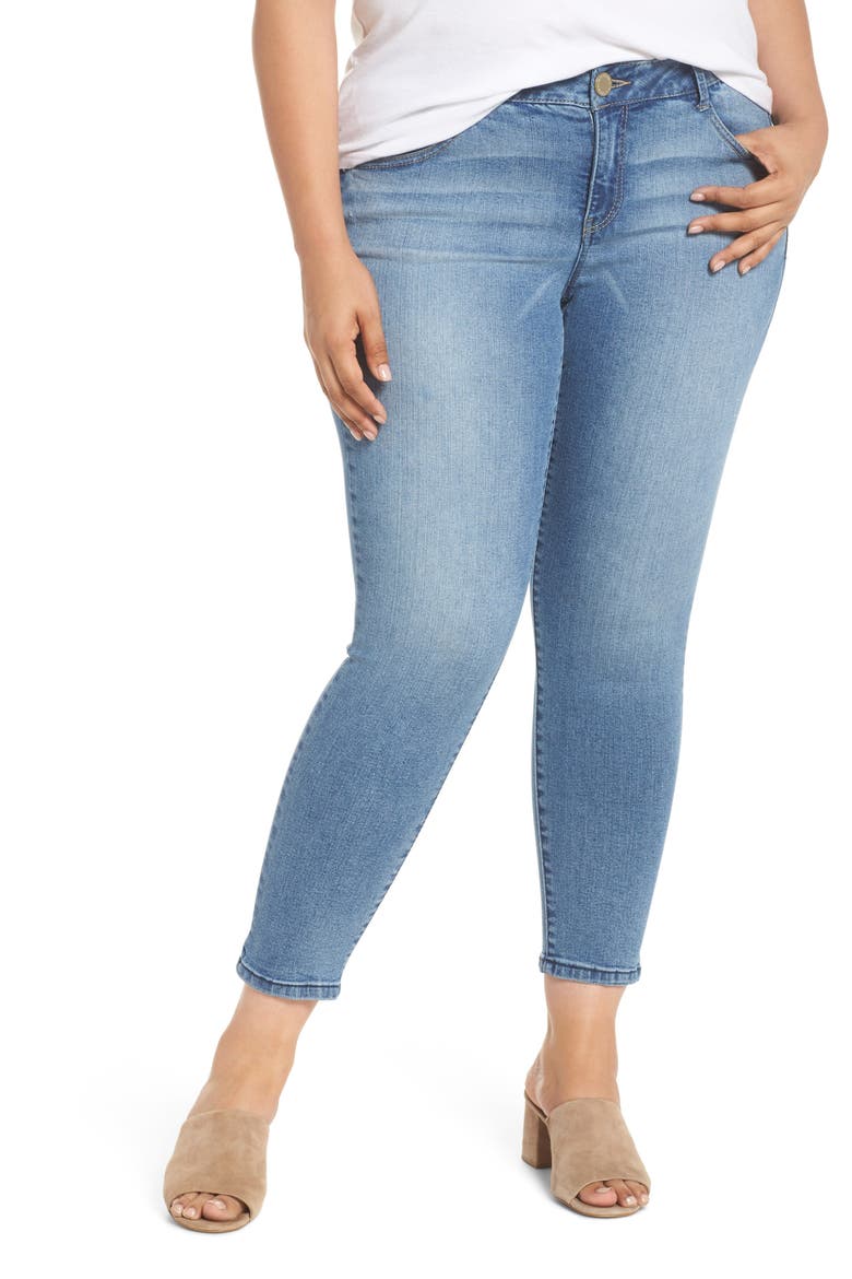 Ab-Solution Stretch Ankle Skimmer Jeans (Nordstrom Exclusive) video