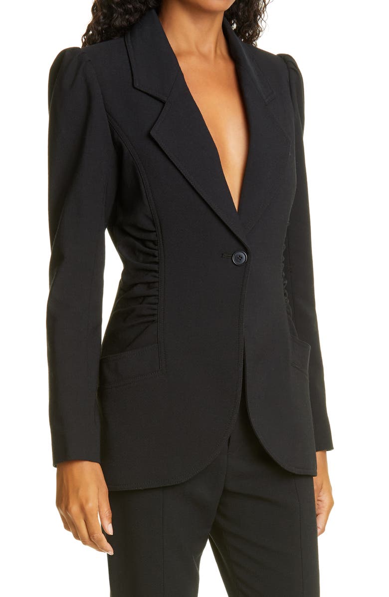 Smythe Ruched Blazer, Main, color,