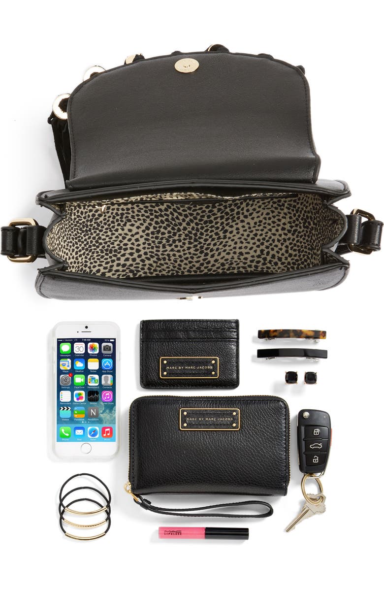 Emperia Faux Leather Crossbody Bag, Alternate, color, Black