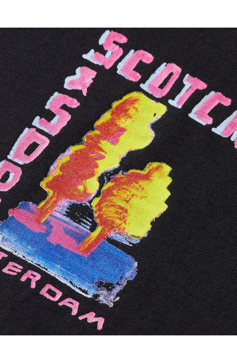 Scotch & Soda Artwork Graphic T-Shirt, Alternate, color, Meteorite