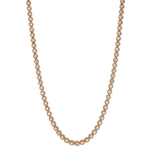 Luvmyjewelry Lmj 14k Rose Gold Diamond Tennis Chain In 14k Rose Gold