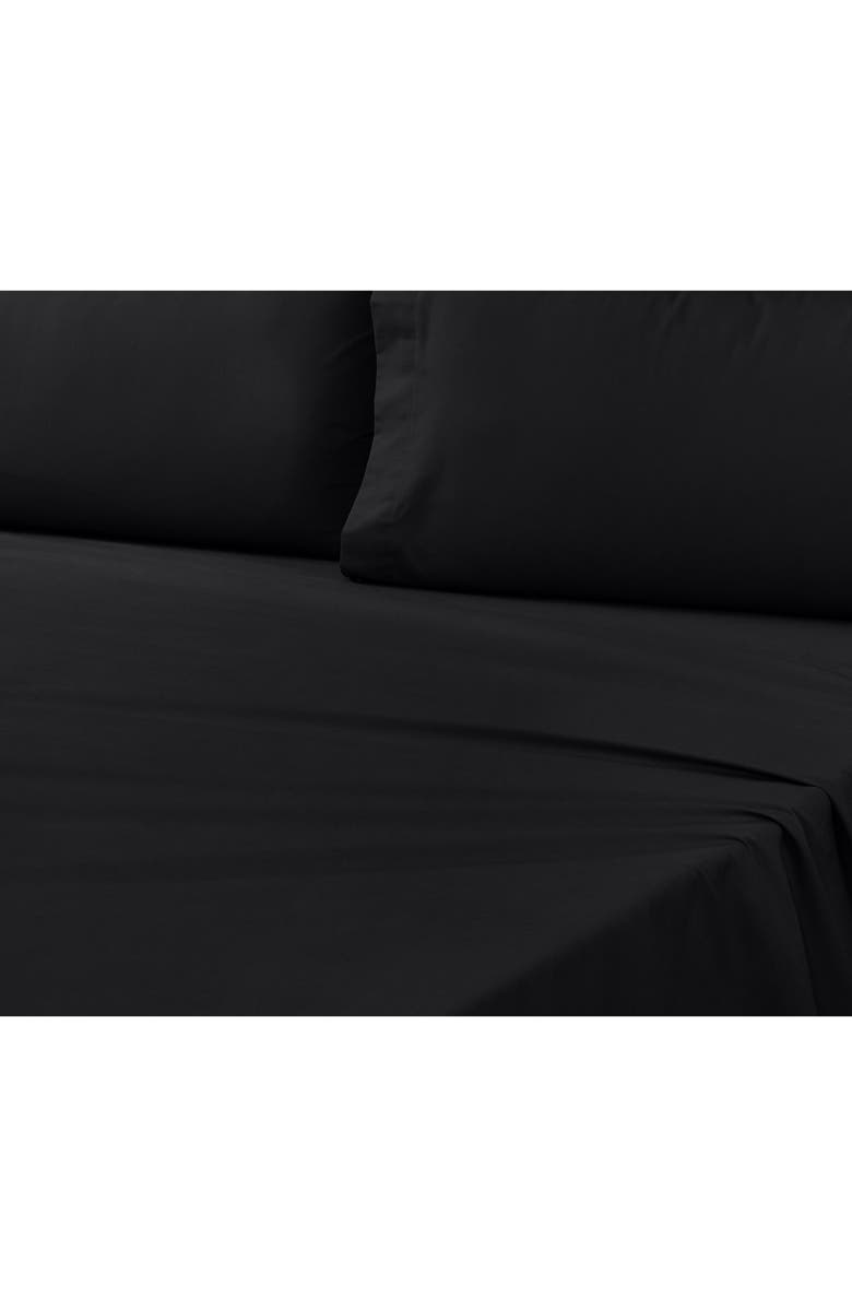 Martex 225 Thread Count Sheet Set, Alternate, color, Ebony