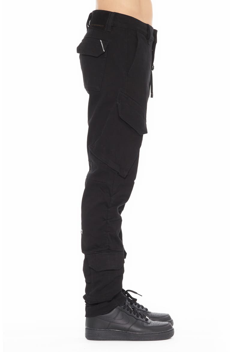 Rocker Cargo 606 Slim Fit Jeans, Alternate, color, DOUBLE BLACK