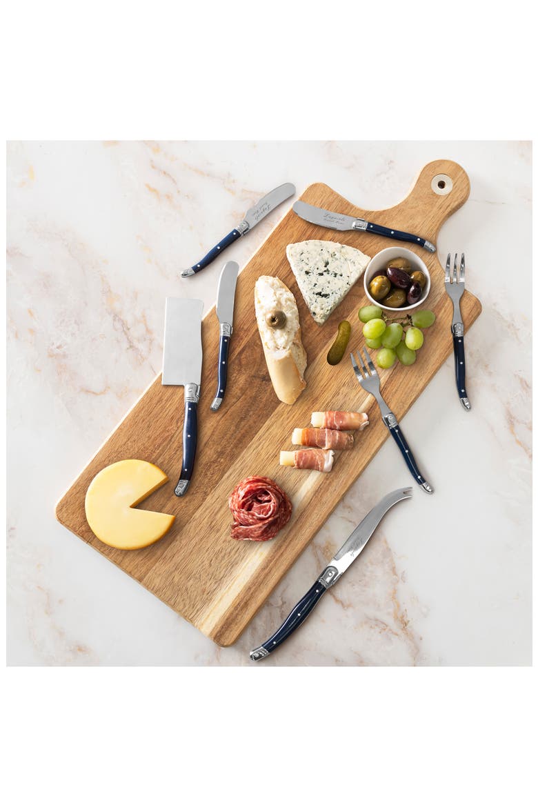 Laguiole 12-Piece Assorted Charcuterie Set, Alternate, color, NAVY