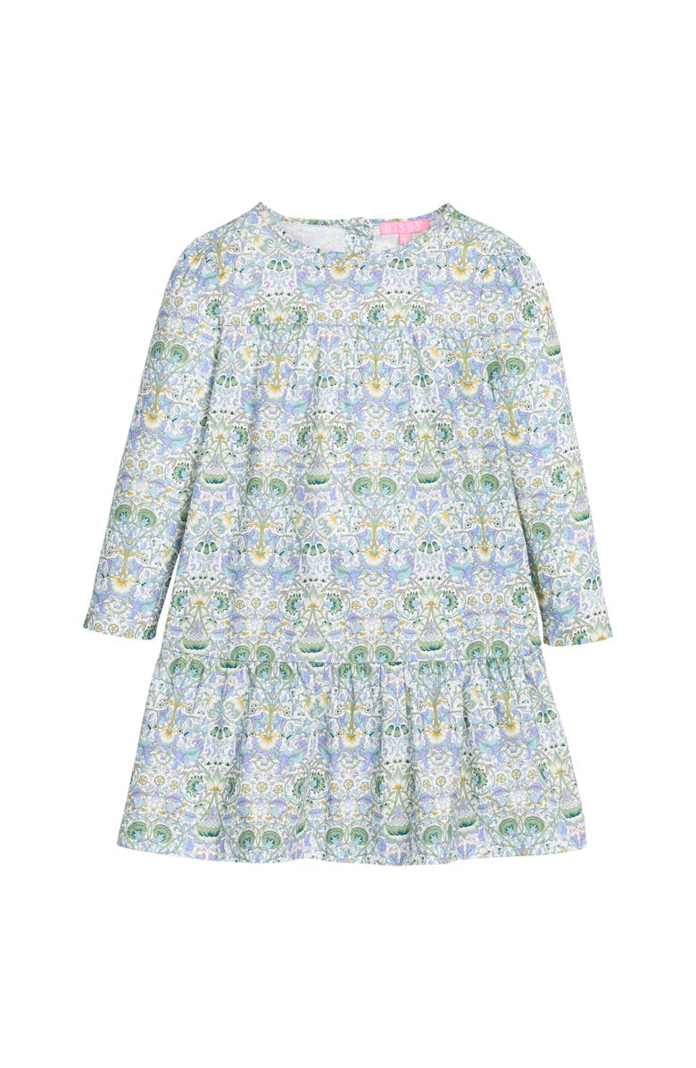 BISBY Kids' Floral Tiered Lisle Dress, Main, color, Deerfield Floral