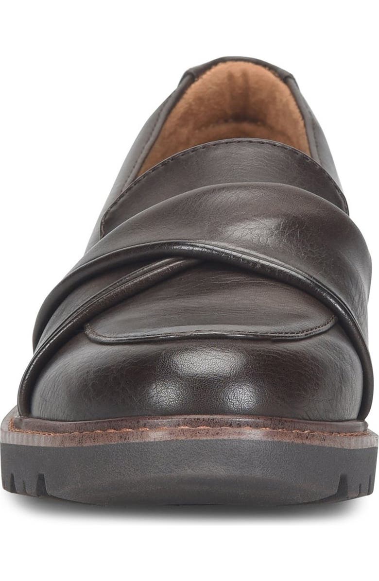 EUROSOFT Leia Loafer, Alternate, color, Dark Brown