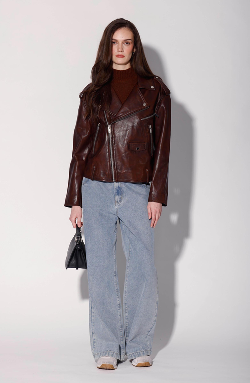 Walter Baker Jett Jacket In Animal Print