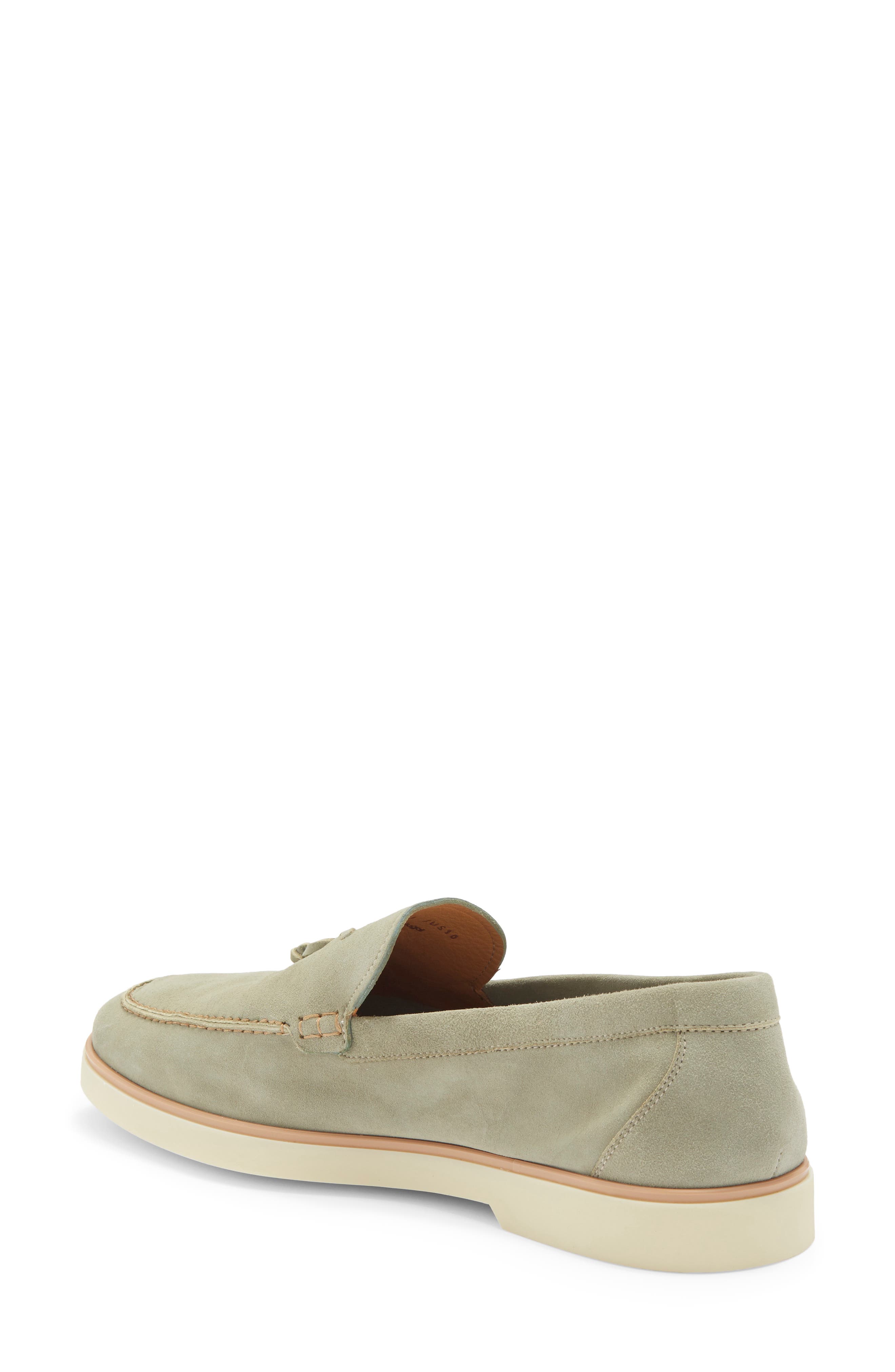 Beignet Tassel Loafer, Alternate, color, GREEN