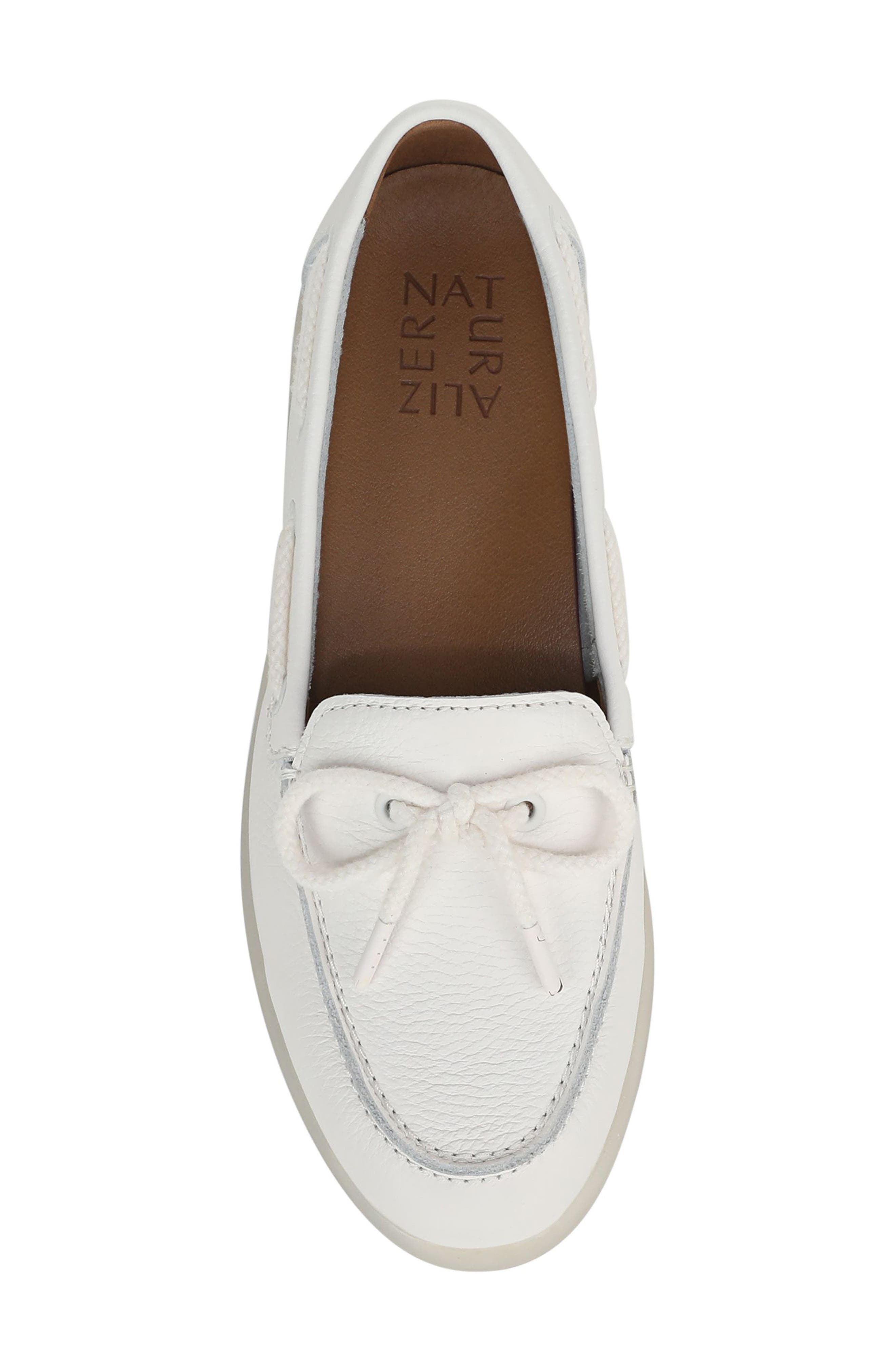 Keelboat Boat Shoe, Alternate, color, WARM WHITE