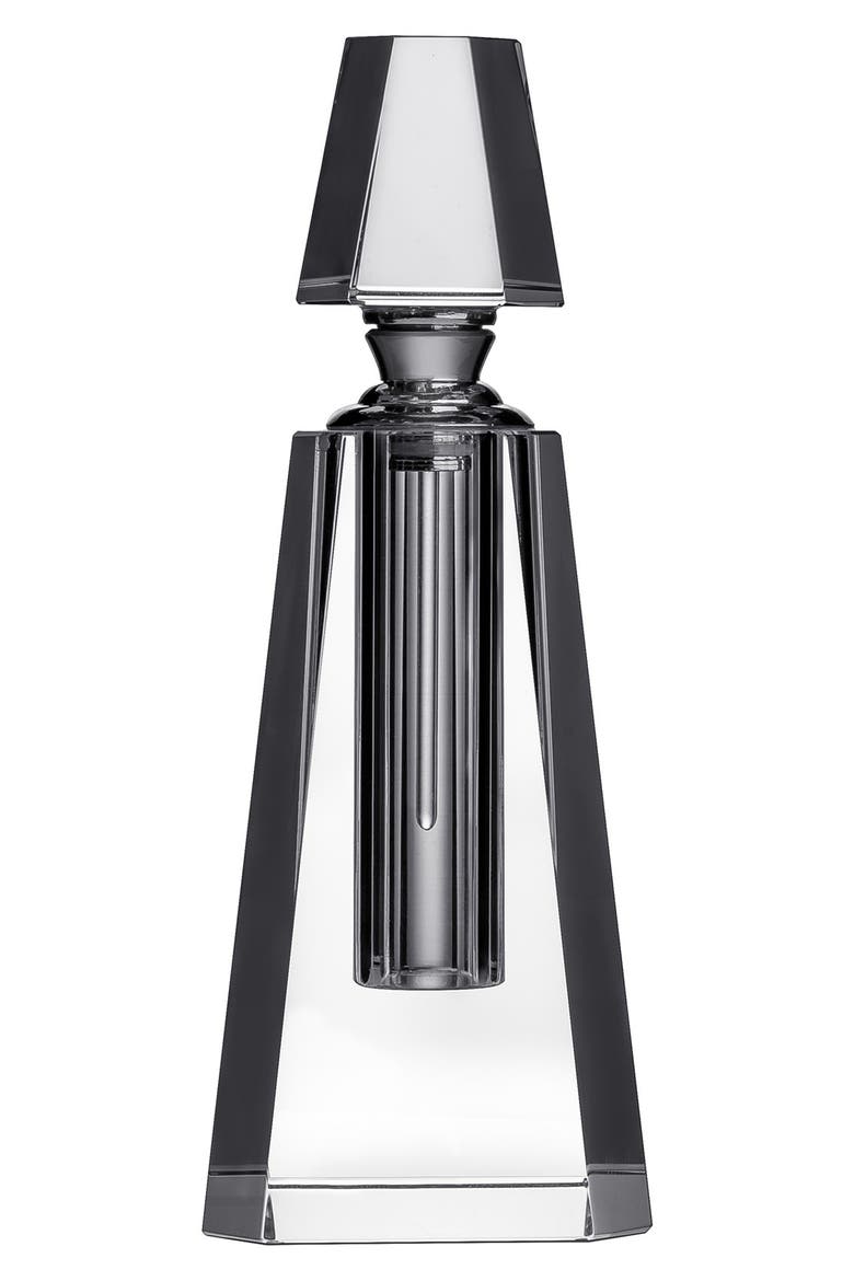 Ice Pyramid Perfume Bottle, Main, color, CLEAR