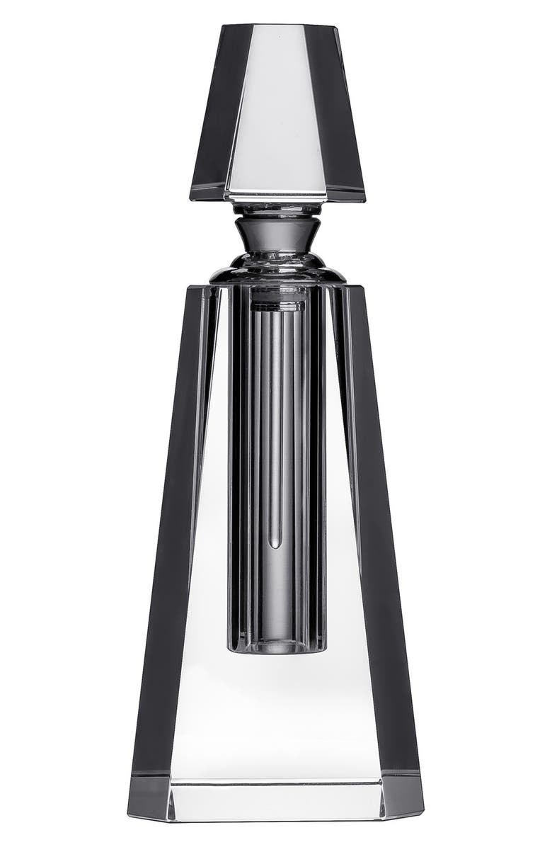 Orrefors Ice Pyramid Perfume Bottle, Main, color, 