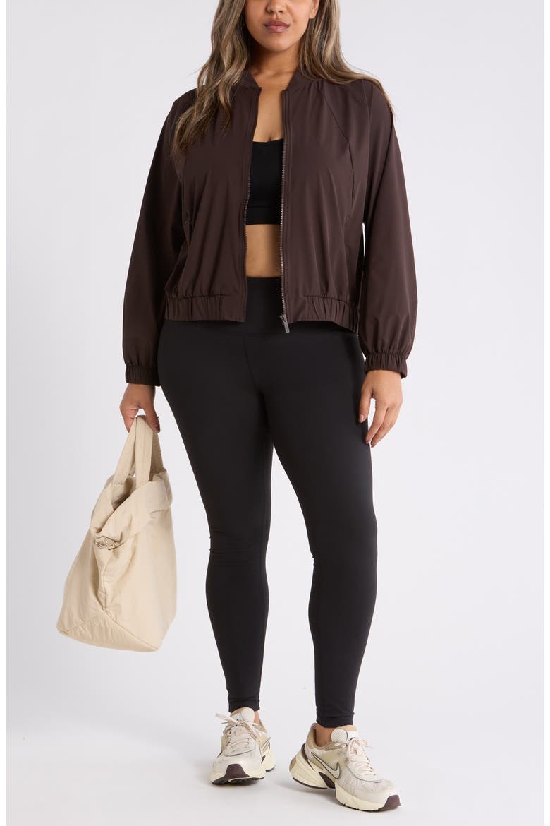 Atlas Bomber Jacket, Alternate, color, BROWN MOLE