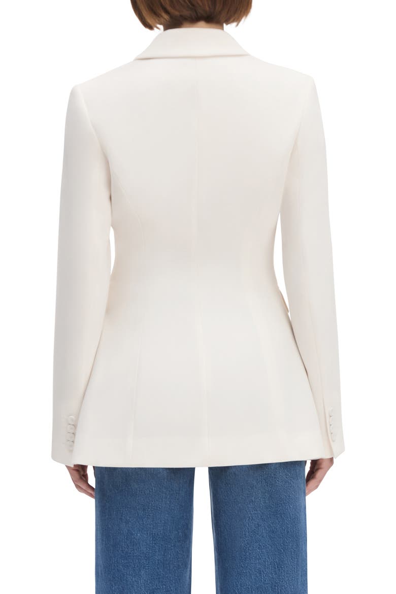 The Elizabeth Longline Blazer, Alternate, color, IVORY