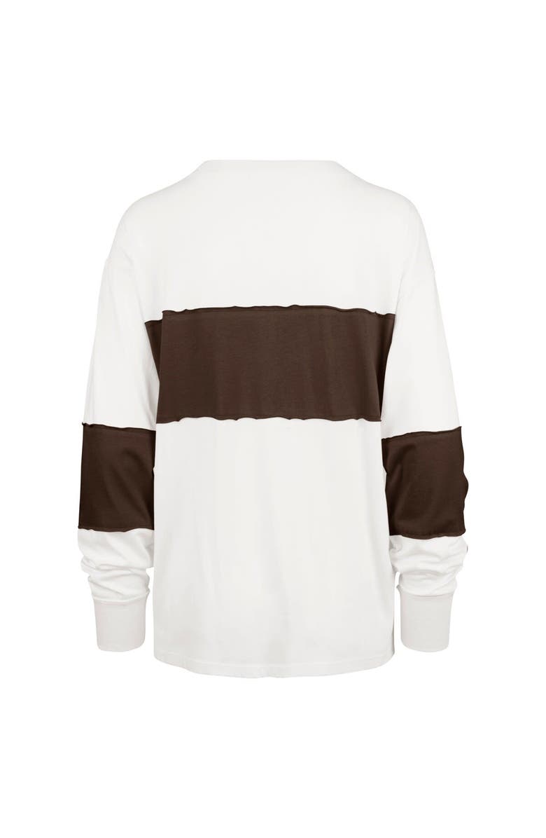 '47 Women's '47 Cream Cleveland Browns Clubhouse Pride Taylor Long Sleeve T-Shirt, Alternate, color, Cream