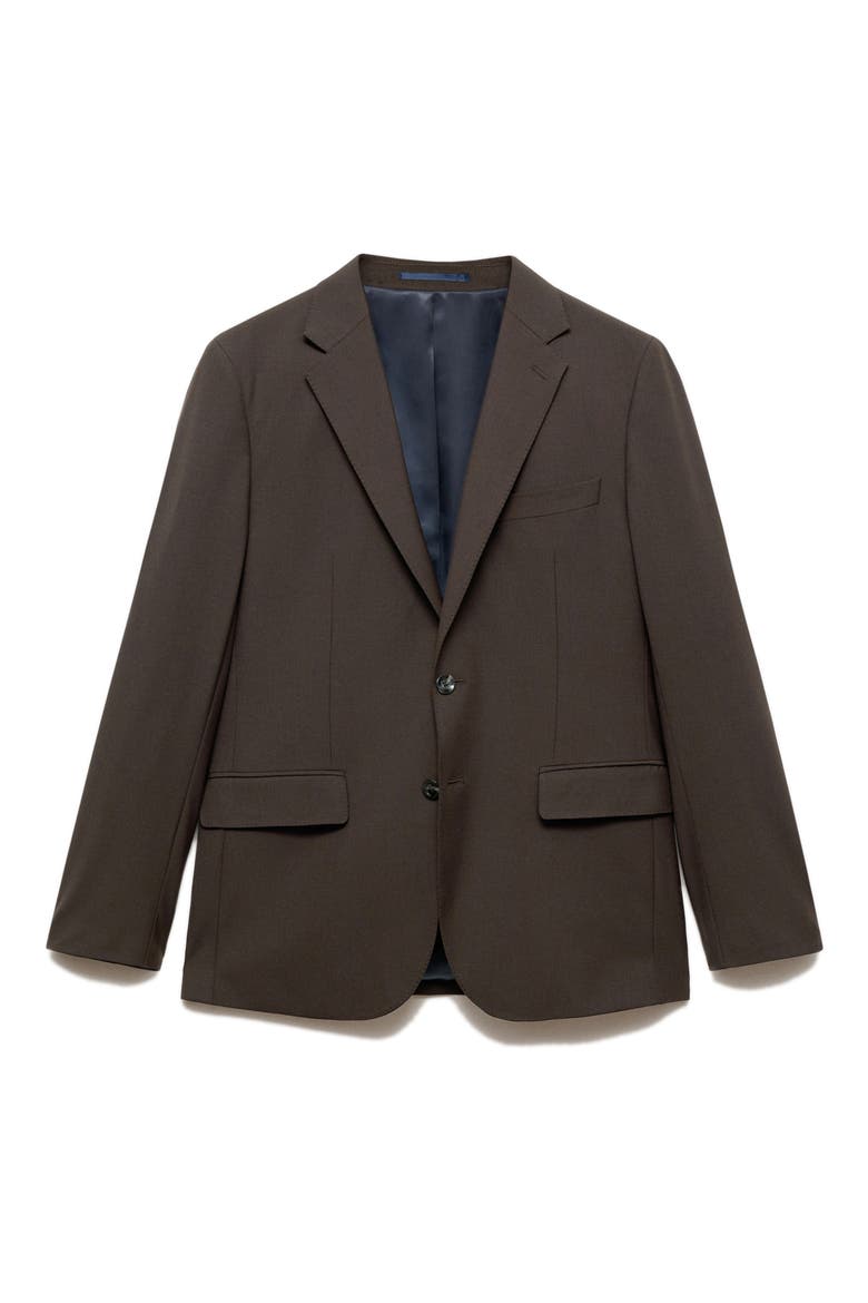 Slim Fit Wool Blend Sport Coat, Alternate, color, BROWN