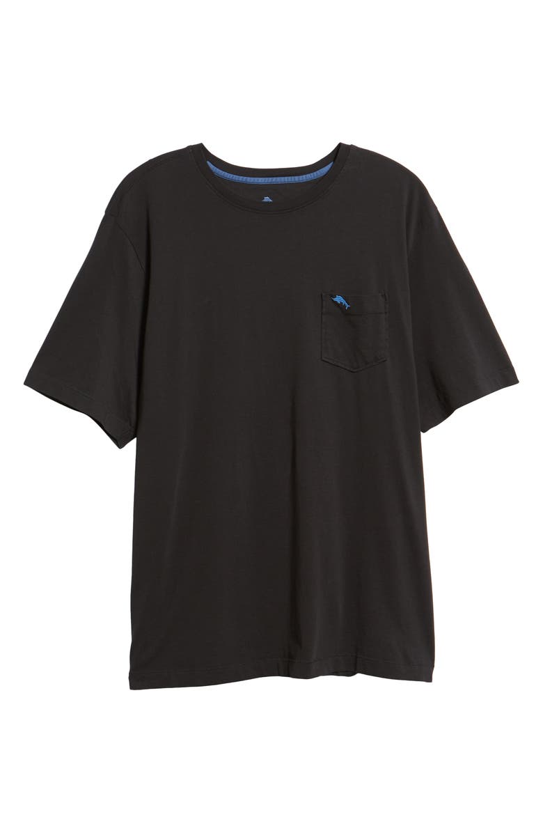 Tommy Bahama 'New Bali Sky' Original Fit Crewneck Pocket T-Shirt, Alternate, color, Black