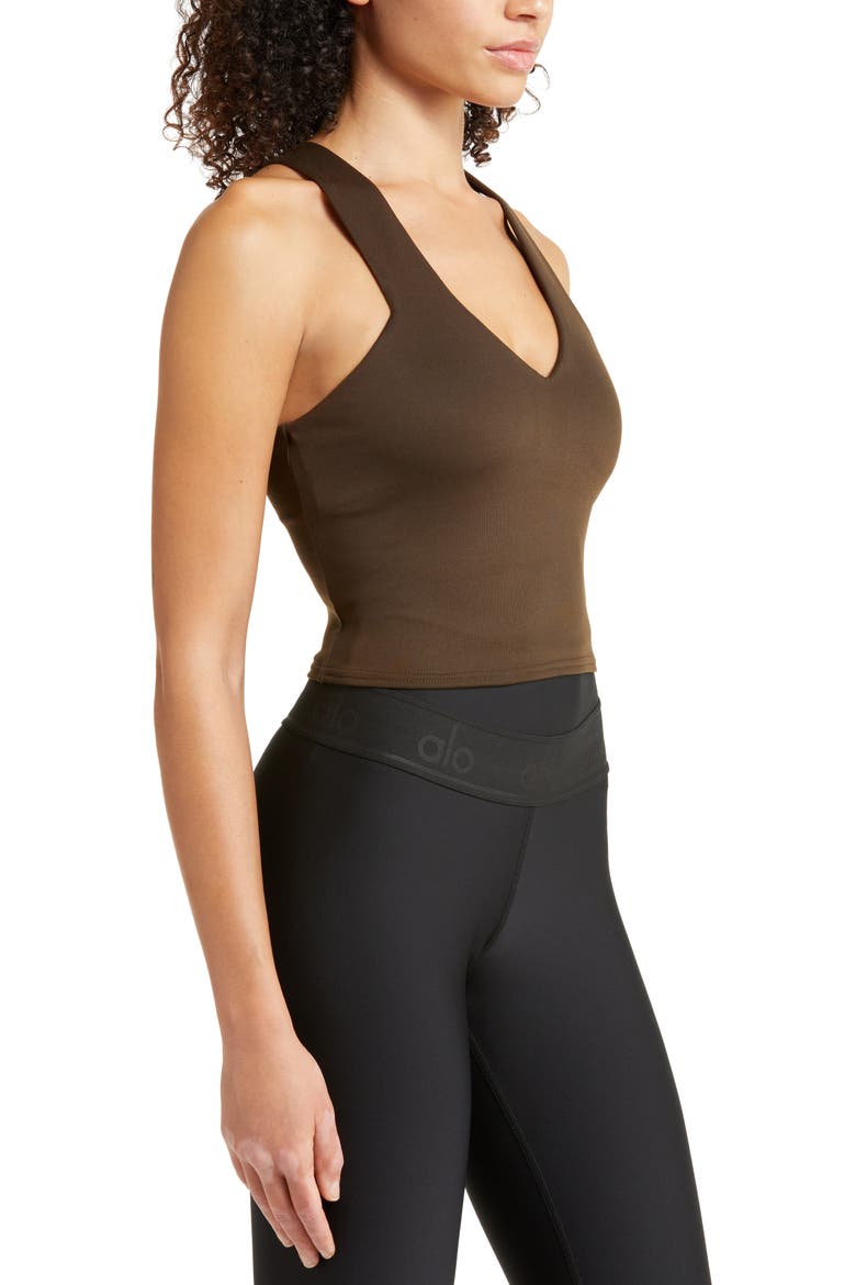Real Sports Bra, Alternate, color, ESPRESSO